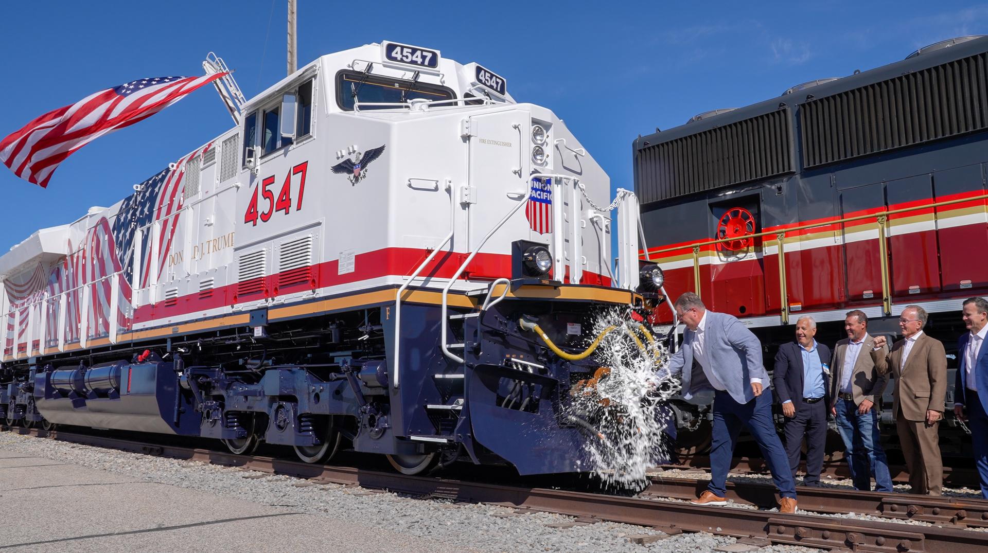These images capture the final booster motor segments for NASA’s Artemis III mission departing Northrop Grumman’s Railyard Shipping Facility in Corinne, Utah, June 2. The eight segments will form the twin five-segment solid rocket boosters for the agency’s SLS (Space Launch System) rocket, providing more than 75% of the vehicle’s total thrust at liftoff.    Due to their immense size and weight, the booster segments are transported in specialized carriers and are being hauled by Union Pacific Railroad’s newest commemorative locomotive, No. 4547. Marking its inaugural mission, the locomotive will deliver the flight hardware to NASA’s Kennedy Space Center in Florida, where stacking operations for Artemis III are set to begin later this year. 
